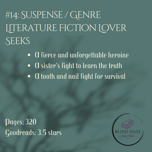 #14: Suspense / Genre Literature Fiction Lover Seeks: